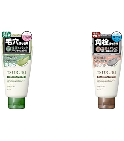 Amazon | TSURURI ツルリ 洗顔ペースト 洗顔＆パック 角栓 毛穴 洗顔